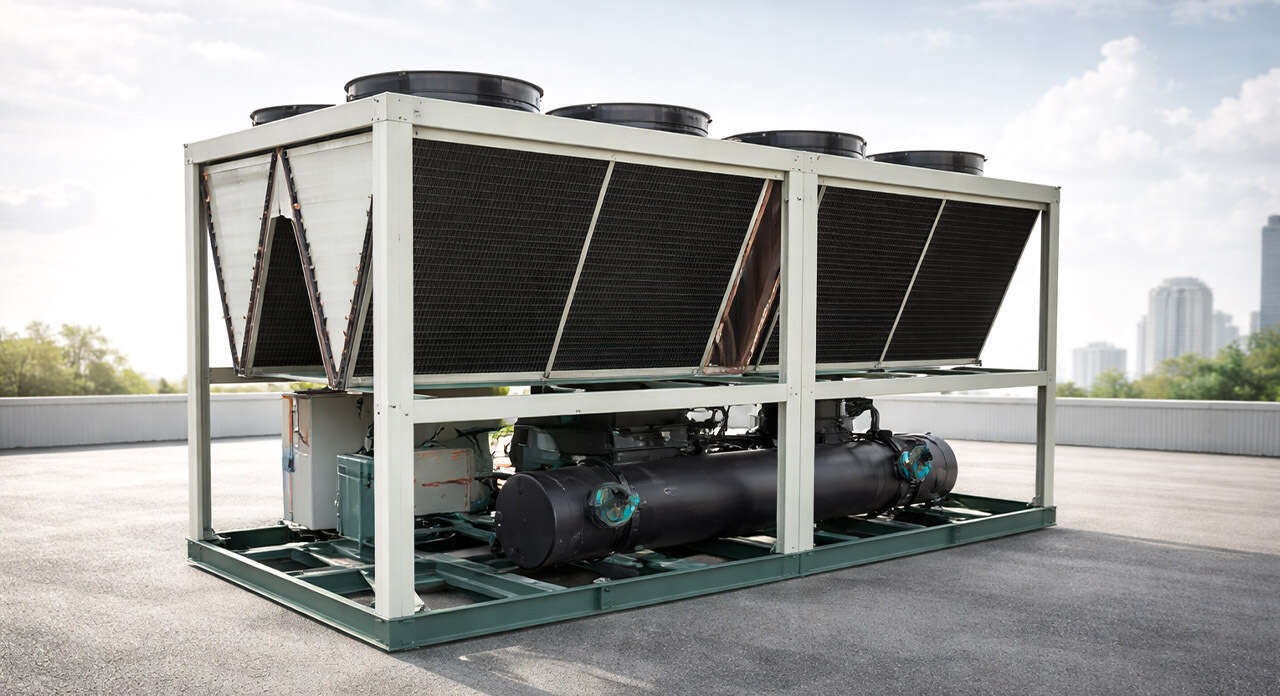 دمای اب ورودی و خروی چیلر